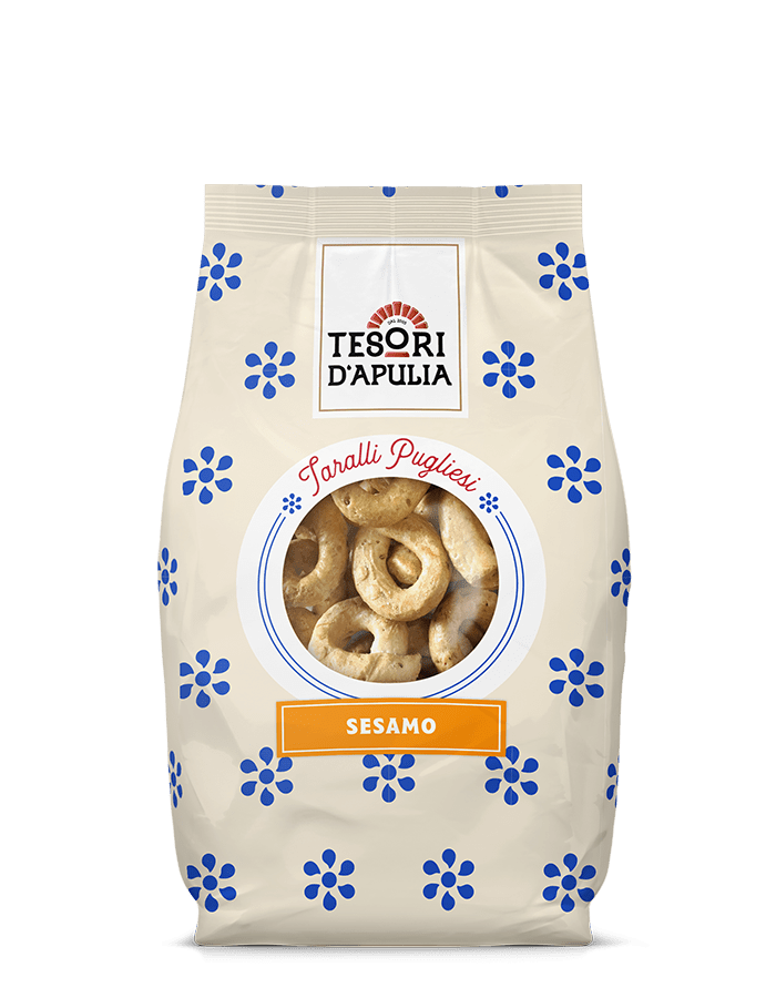 Taralli pugliesi al Sesamo 400 gr