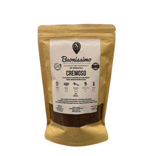 Café molido CREMOSO 250 g Buonissimo café