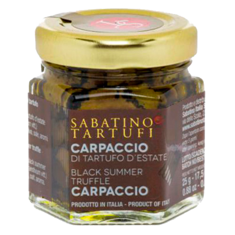 Carpaccio di Tartufo Nero d’estate 25 gr Sabatino Tartufi