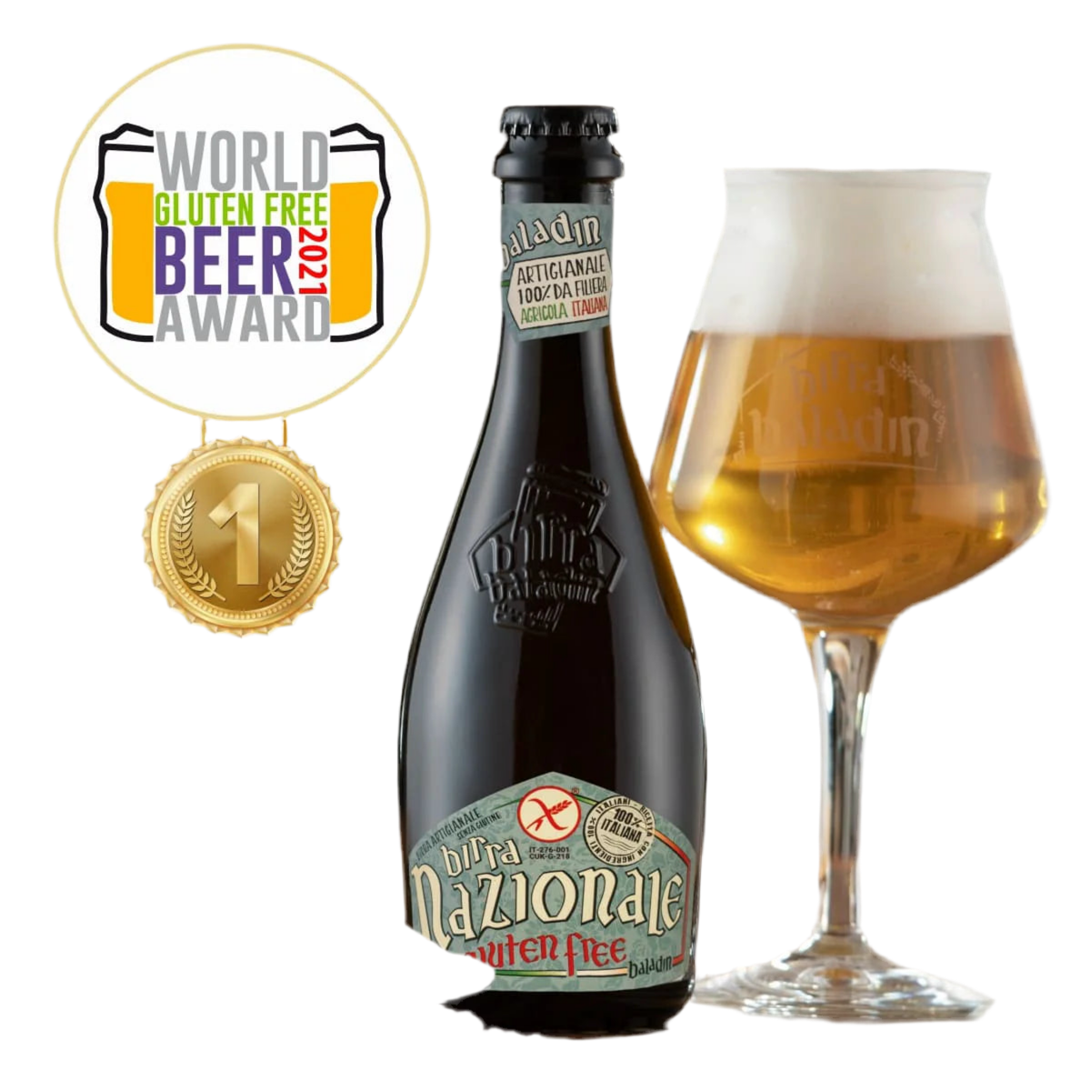 Cerveza Artesanal Nazionale Baladin 33 cl SIN GLUTEN