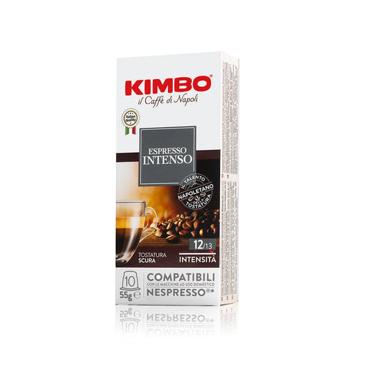 10 cápsulas compatibles *NESPRESSO Espresso Intenso Kimbo