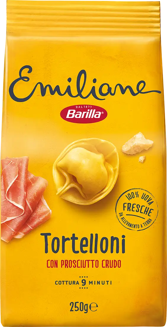 Tortelloni con prosciutto crudo Barilla 250 g