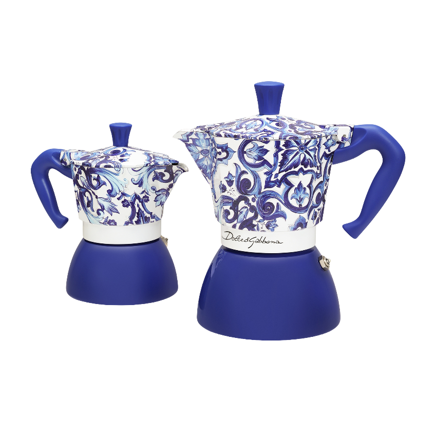 Moka Induction Dolce&Gabbana Bialetti Blu Mediterraneo