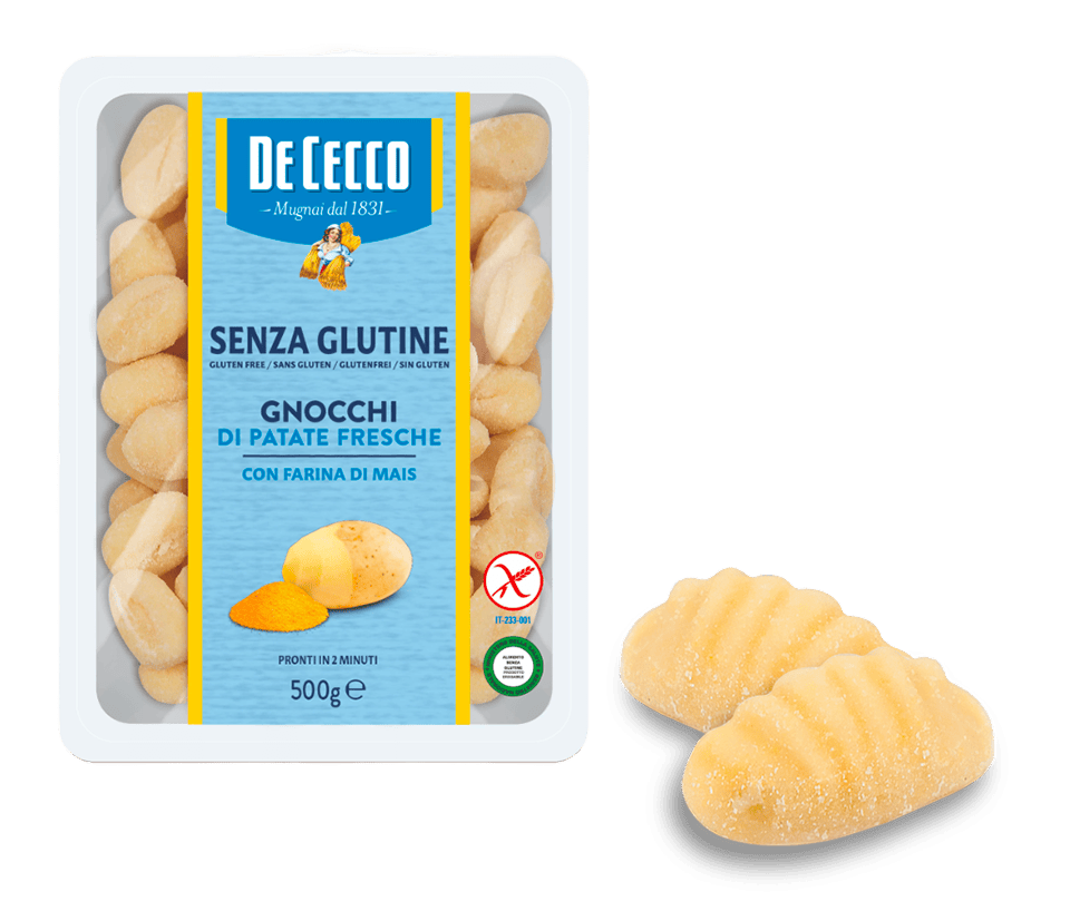 Gnocchi di patate DeCecco 500 gr SIN GLUTEN