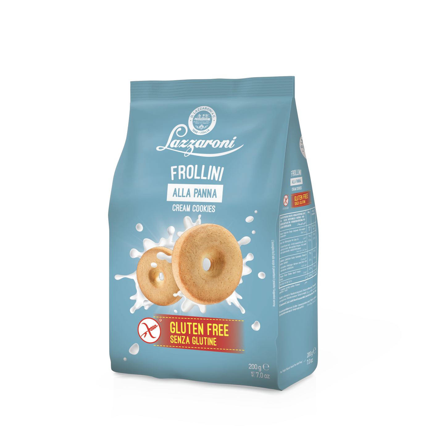 Frollini alla Panna 200 gr Lazzaroni SIN GLUTEN