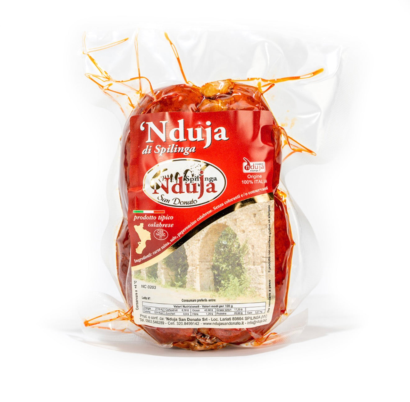 ‘Nduja di Spilinga +/- 400 g San Donato