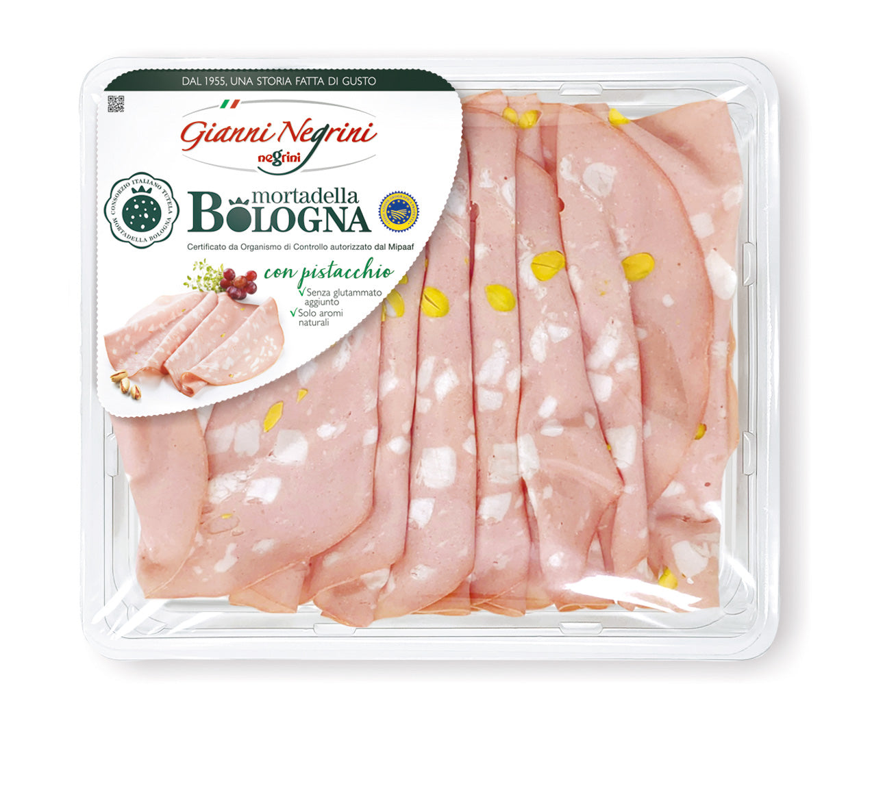 Mortadella al Pistacchio 120 gr Negrini