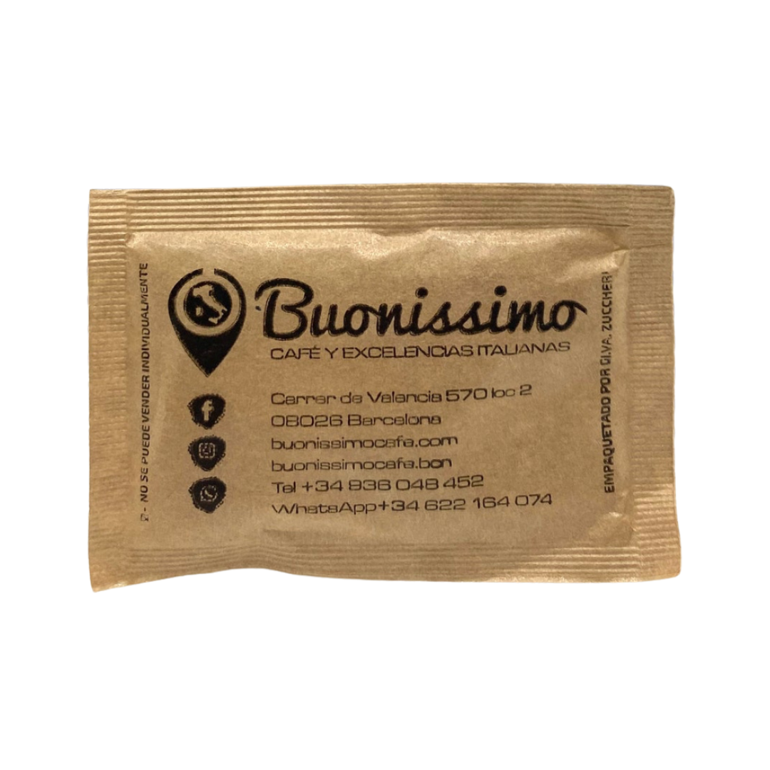 100 bolsas de Azúcar moreno