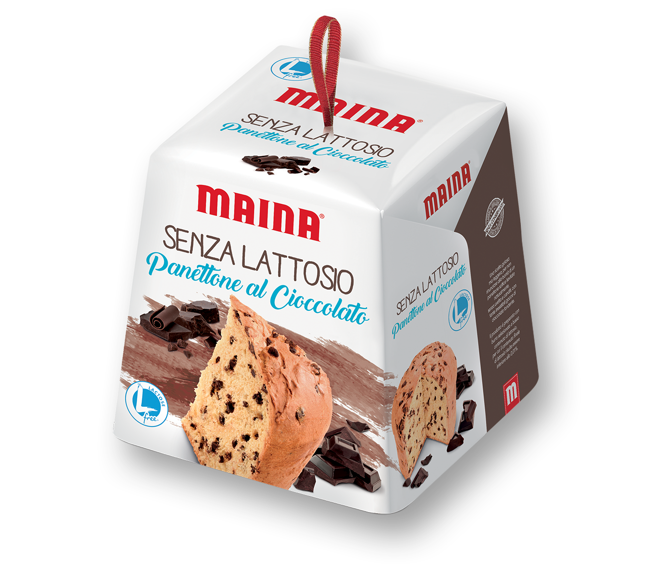 Panettone al Cioccolato SIN LACTOSA Maina 750 g