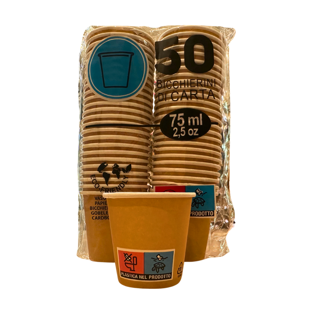 50 vasos de papel