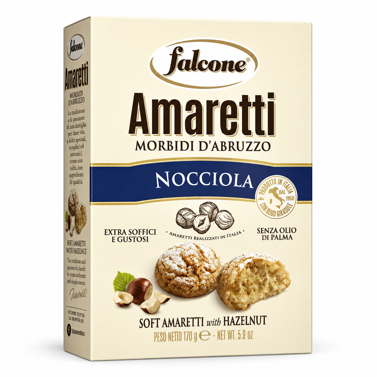 Amaretti alla Nocciola 170g Falcone