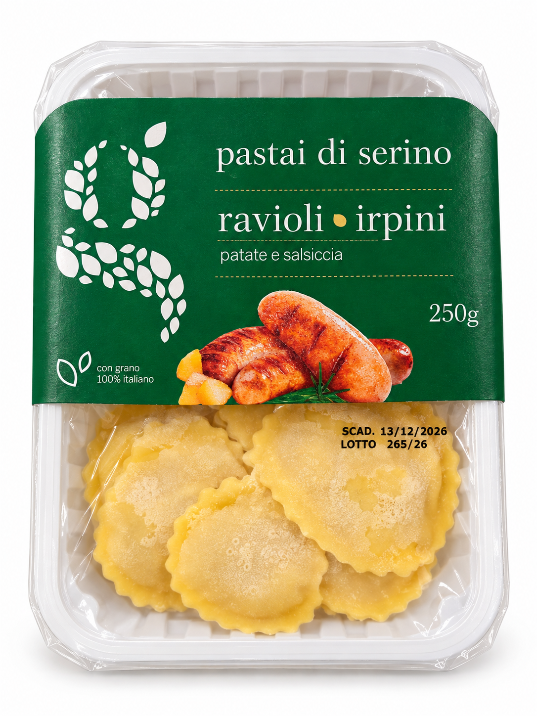 Ravioli Salsiccia e Patate Graziano 250 g