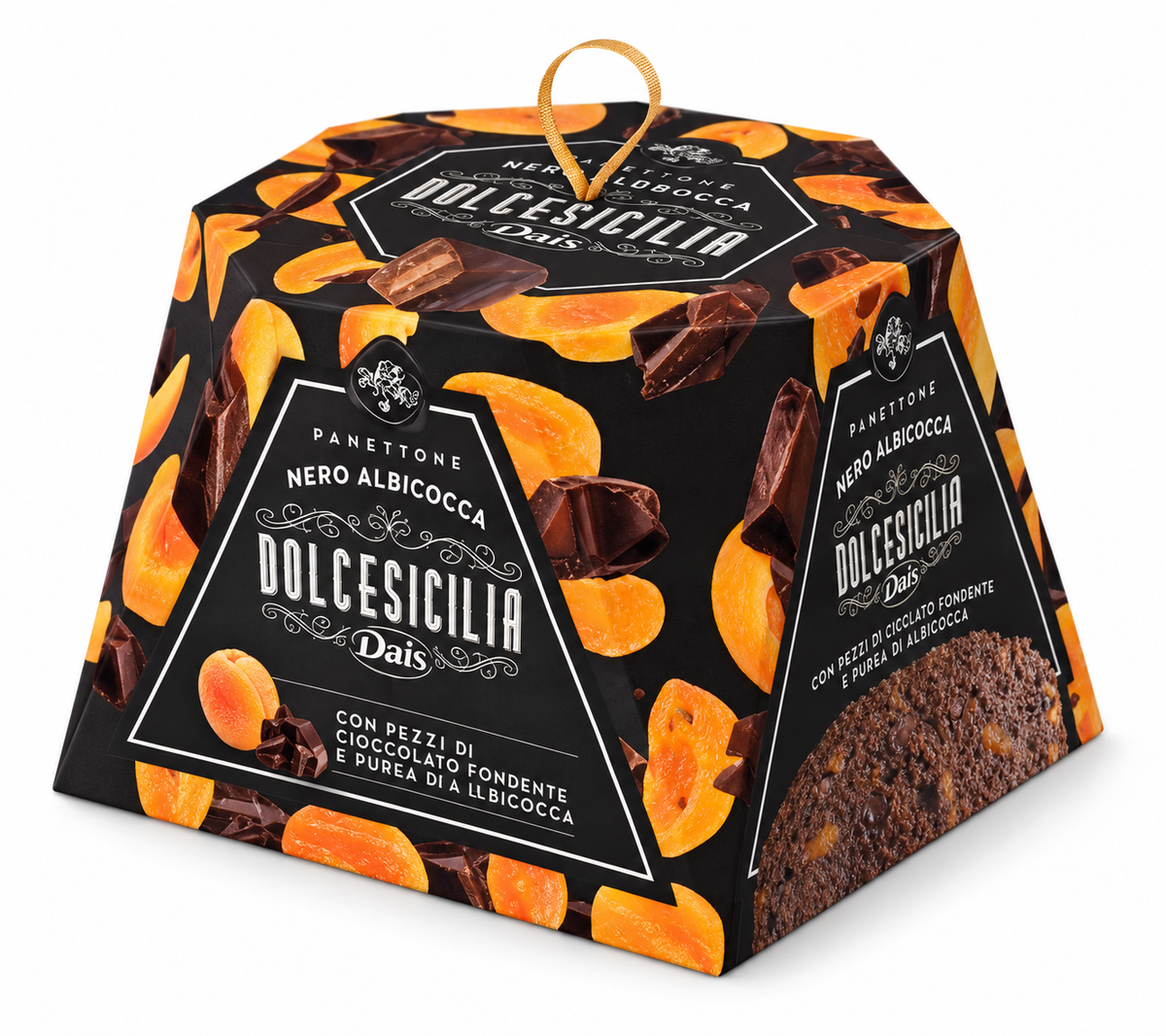 Panettone Cioccolato e Albicocca Dais 800 g