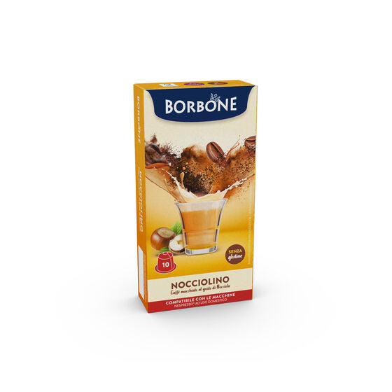 10 cápsulas NOCCIOLINO compatibles *NESPRESSO®️