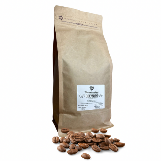 Café en grano CREMOSO Buonissimo Café 1 kg