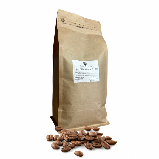 Café en grano DESCAFEINADO Buonissimo Café 1 kg