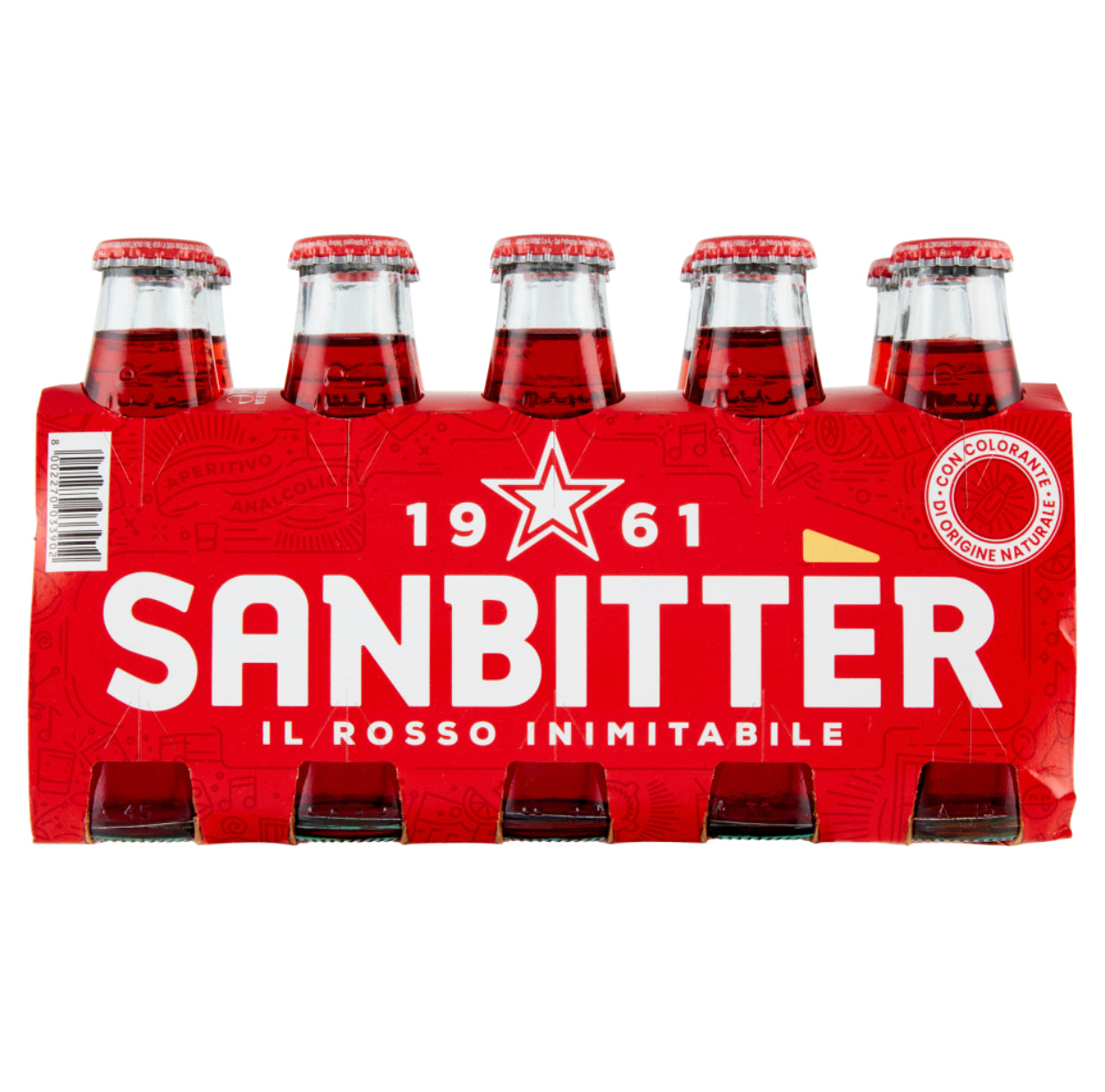 Sanbitter Aperitivo Rosso 10 cl x 8