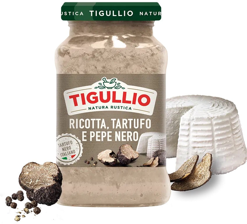 Pesto Ricotta,Tartufo e pepe nero Tigullio 190 gr