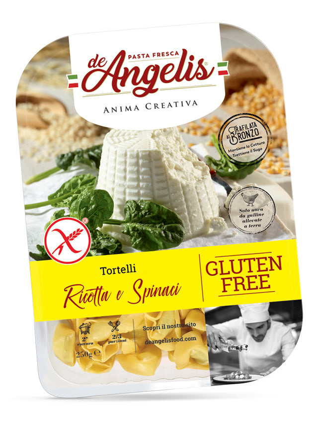 Pasta fresca Tortelli Ricotta e Spinaci 250 g SIN GLUTEN
