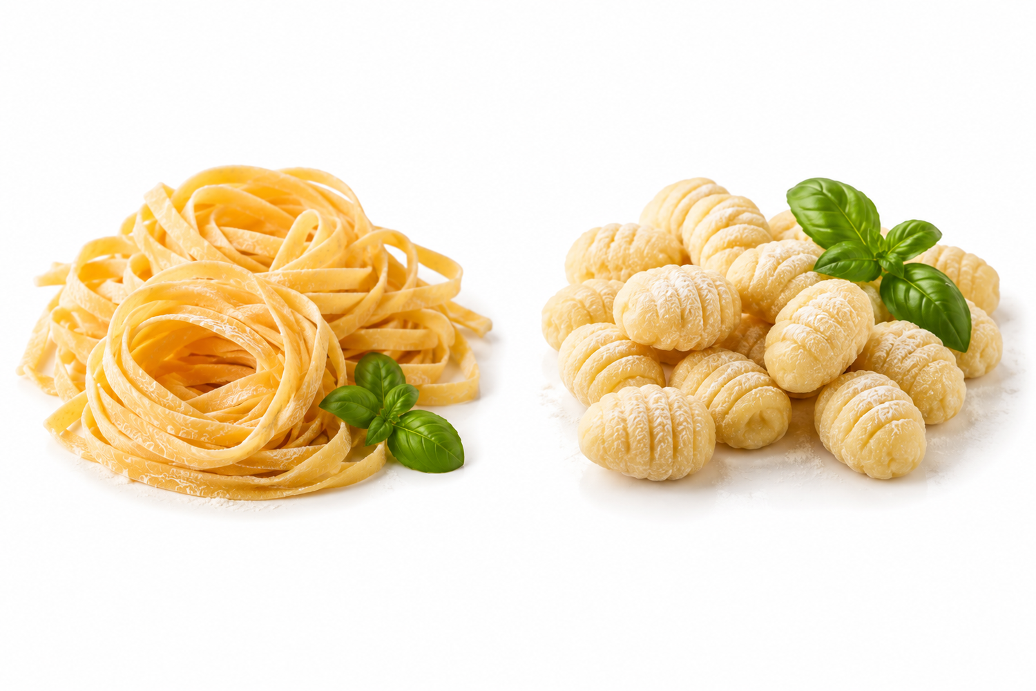 Pasta fresca, Gnocchi, Pizza