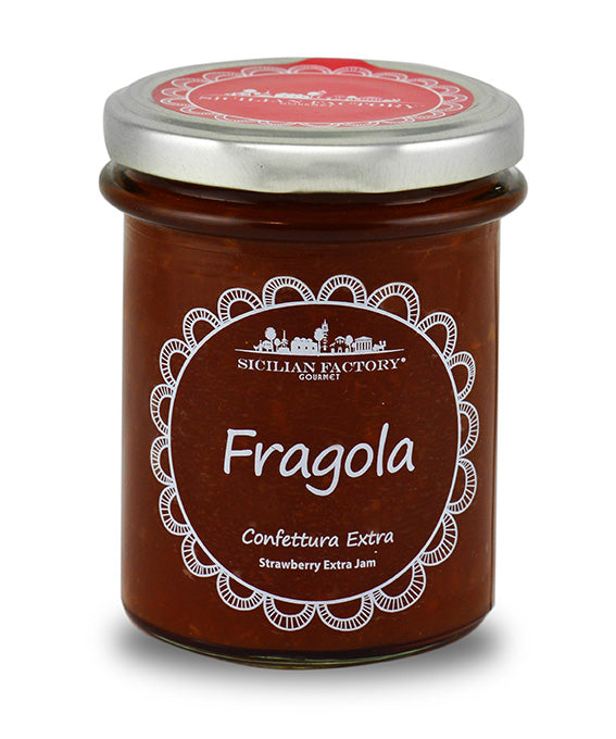 Confettura Extra di Fragola 240 gr Sicilian Factory