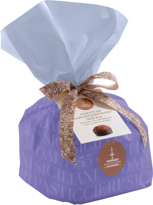 Panettone Artesanal Fiasconaro CÍTRICOS Y AZAFRÁN DE SICILIA 500 gr