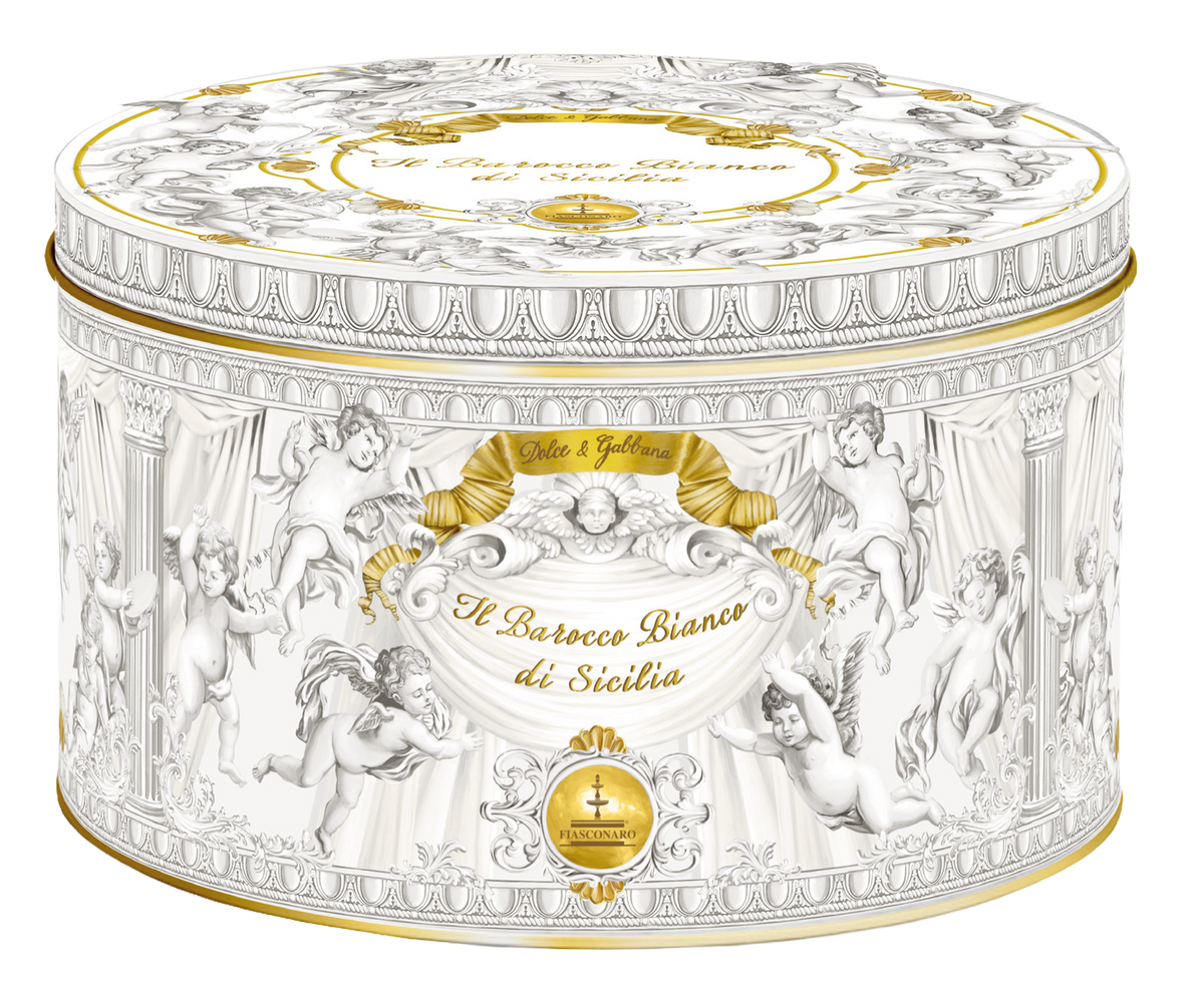 Panettone DOLCE&GABBANA Il Barocco Bianco di Sicilia Fiasconaro 1 Kg