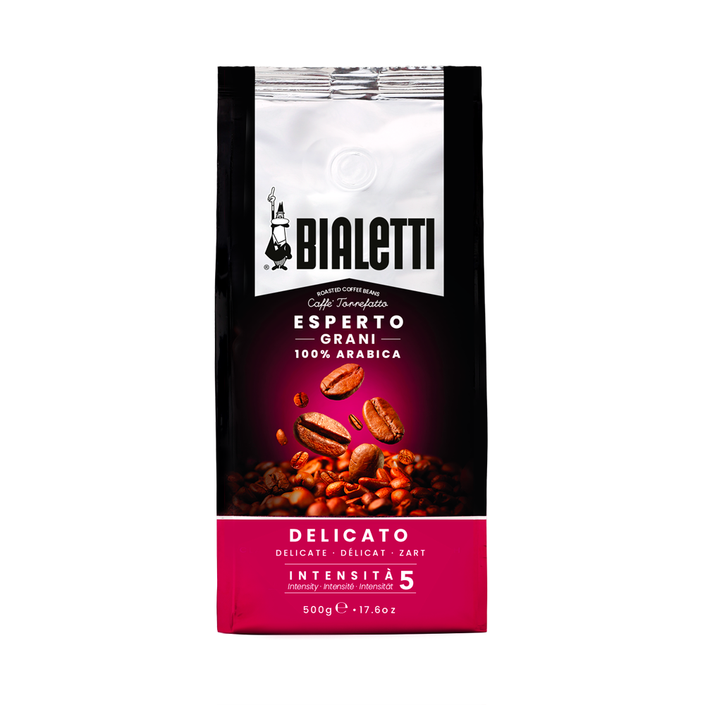 Café en grano Delicato Bialetti 500 gr