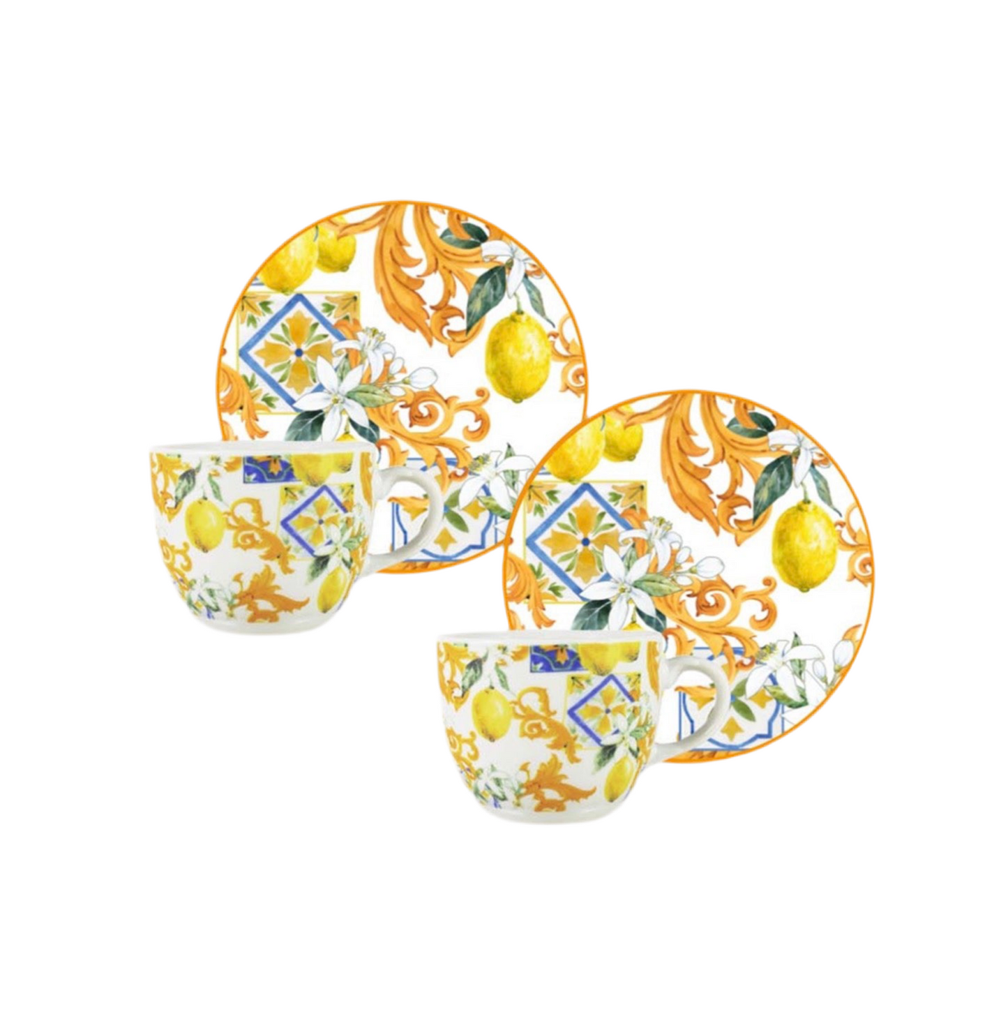 Set 2 Tazas Cappuccino Limón