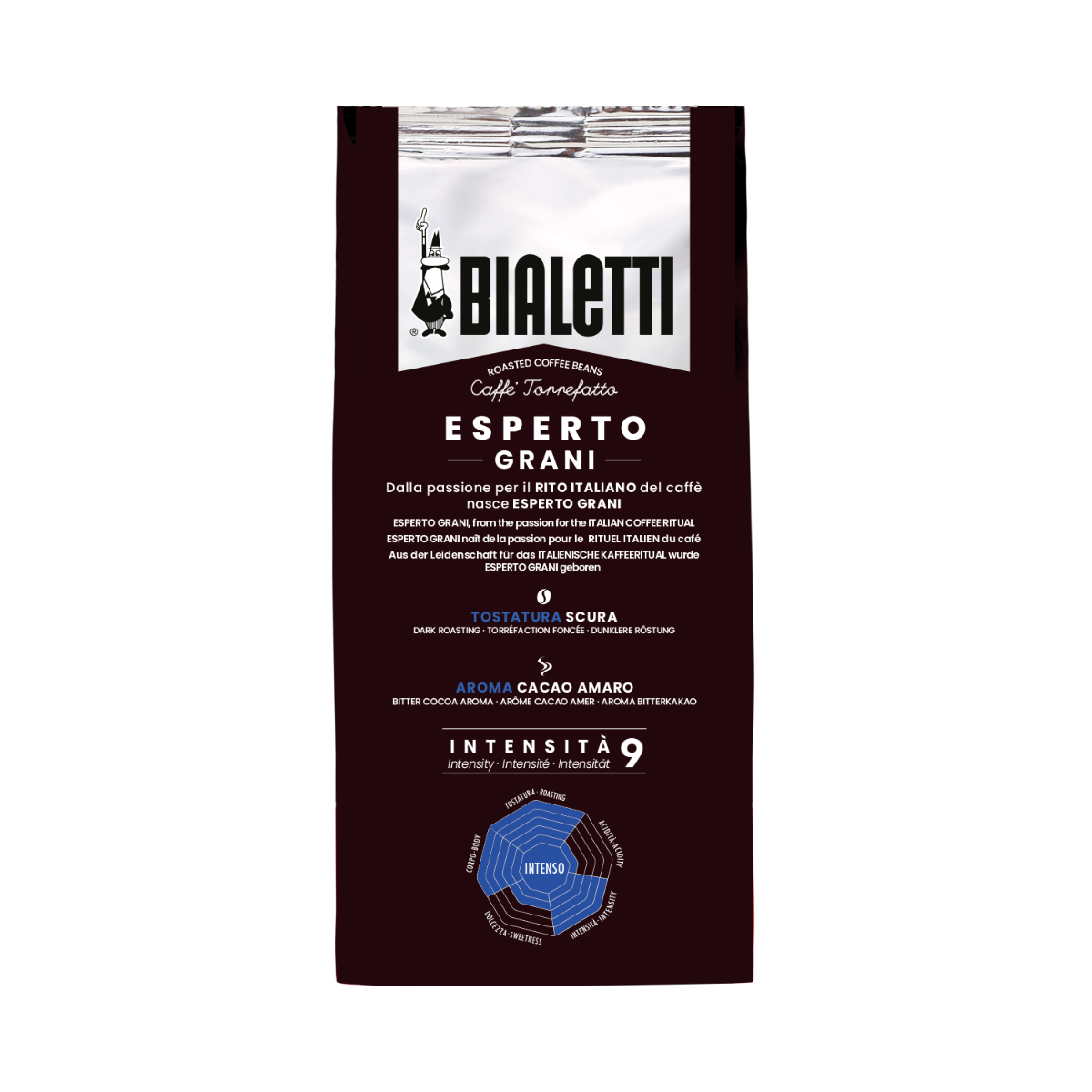 Café en grano Intenso Bialetti 500 gr