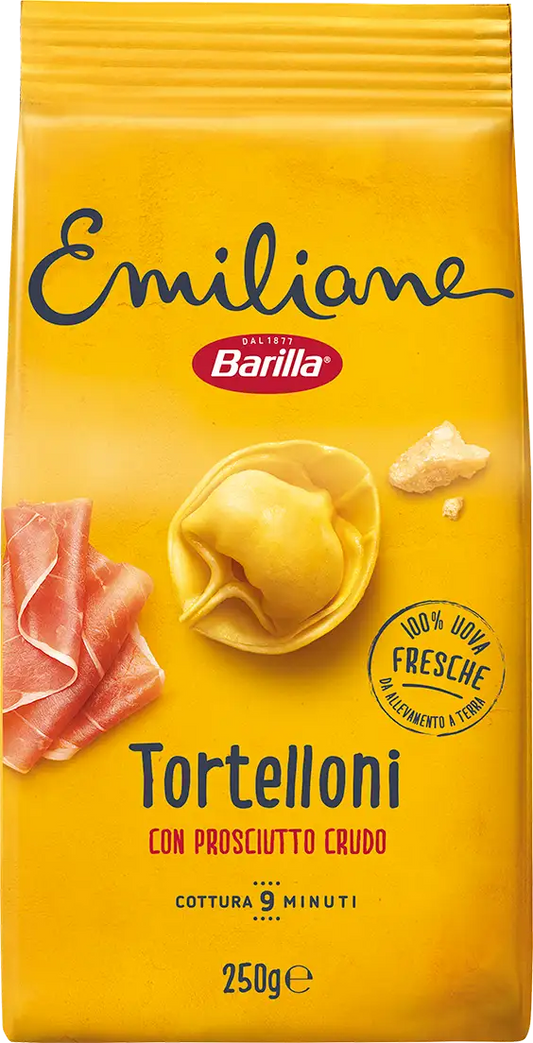 Tortelloni con prosciutto crudo Barilla 250 g