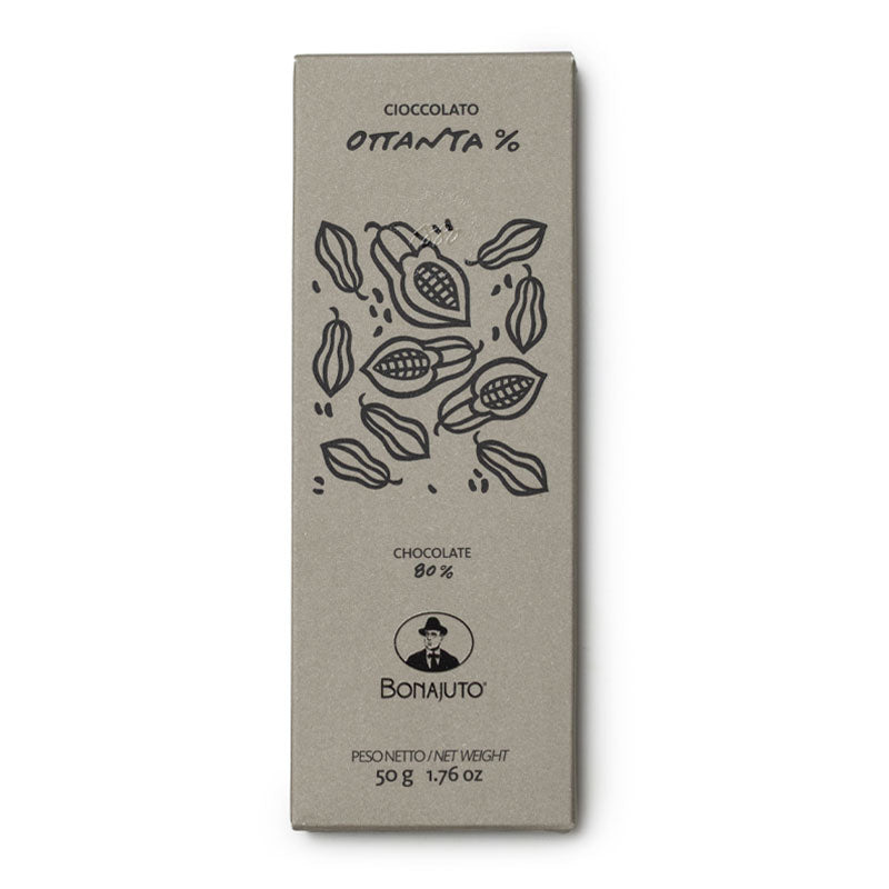 Cioccolato 80% Bonajuto 50 g