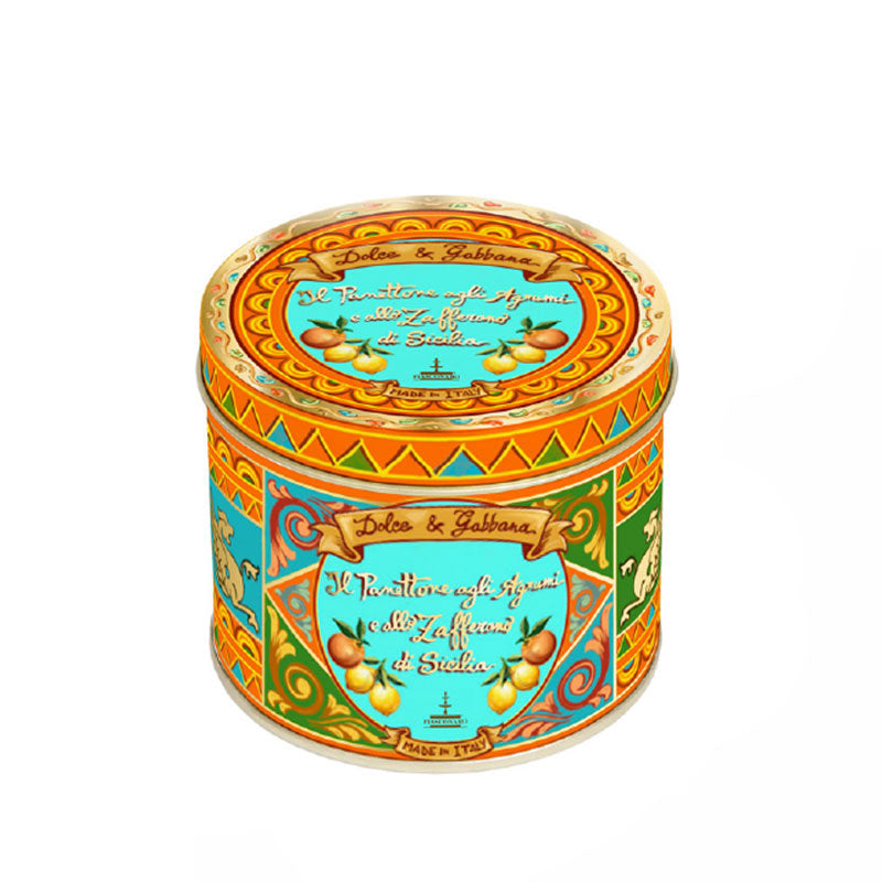 Panettone DOLCE&GABBANA Fiasconaro CÍTRICOS Y AZAFRÁN DE SICILIA 100 gr