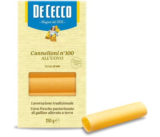 Cannelloni n° 100 all'uovo 250g DeCecco