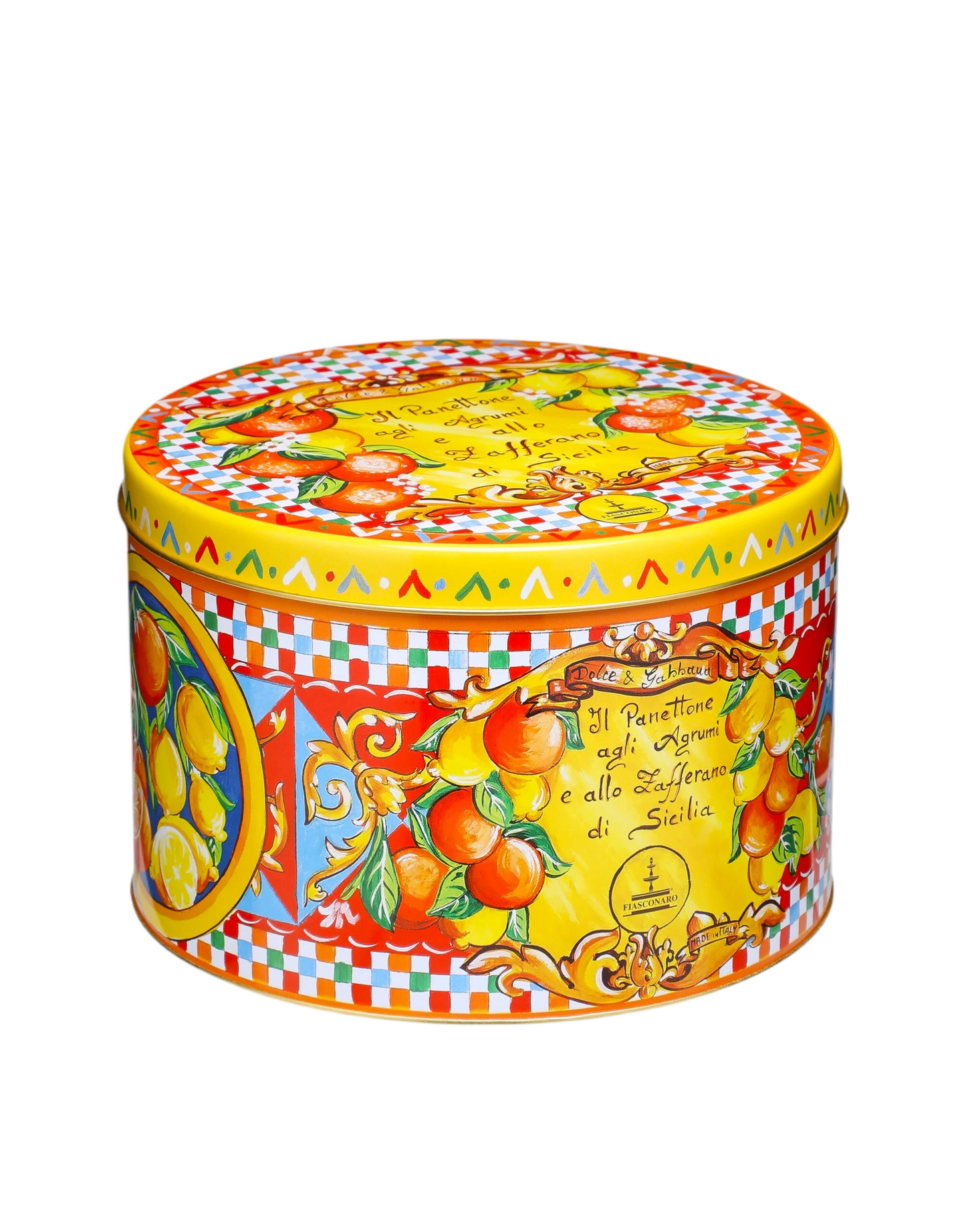 Panettone DOLCE&GABBANA con CÍTRICOS Y AZAFRÁN SICILIANOS Fiasconaro