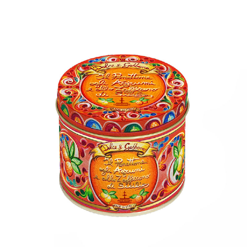 Panettone DOLCE&GABBANA Fiasconaro CÍTRICOS Y AZAFRÁN DE SICILIA 100 gr