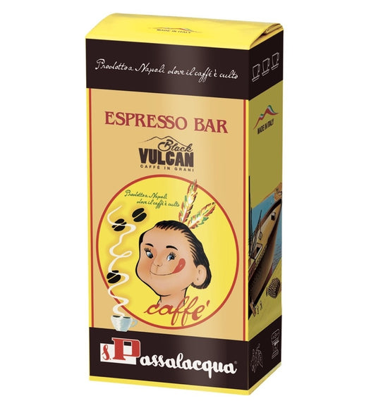 Café en grano PASSALACQUA Black Vulcan 500 gr