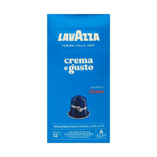 10 cápsulas compatibles NESPRESSO* Crema e Gusto Lavazza