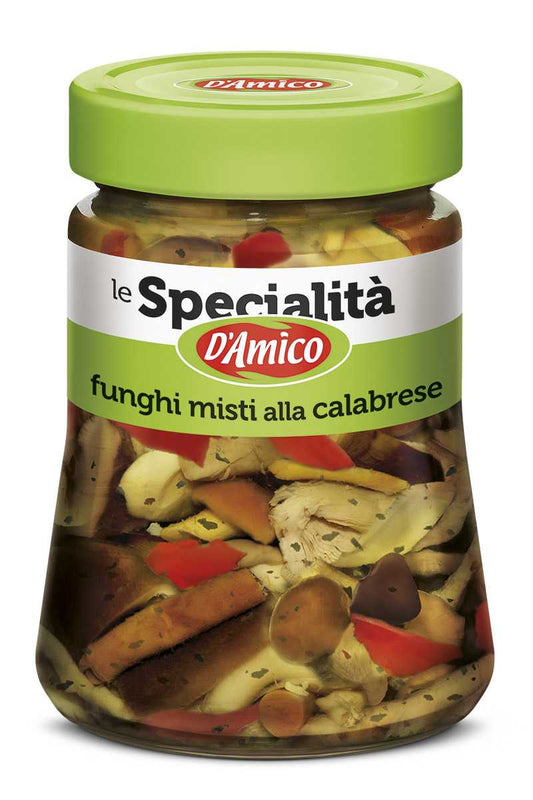 Funghi misti alla calabrese 280 gr D’Amico