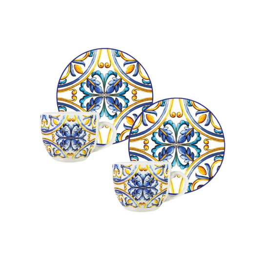 Set 2 Tazas Cappuccino Vietri