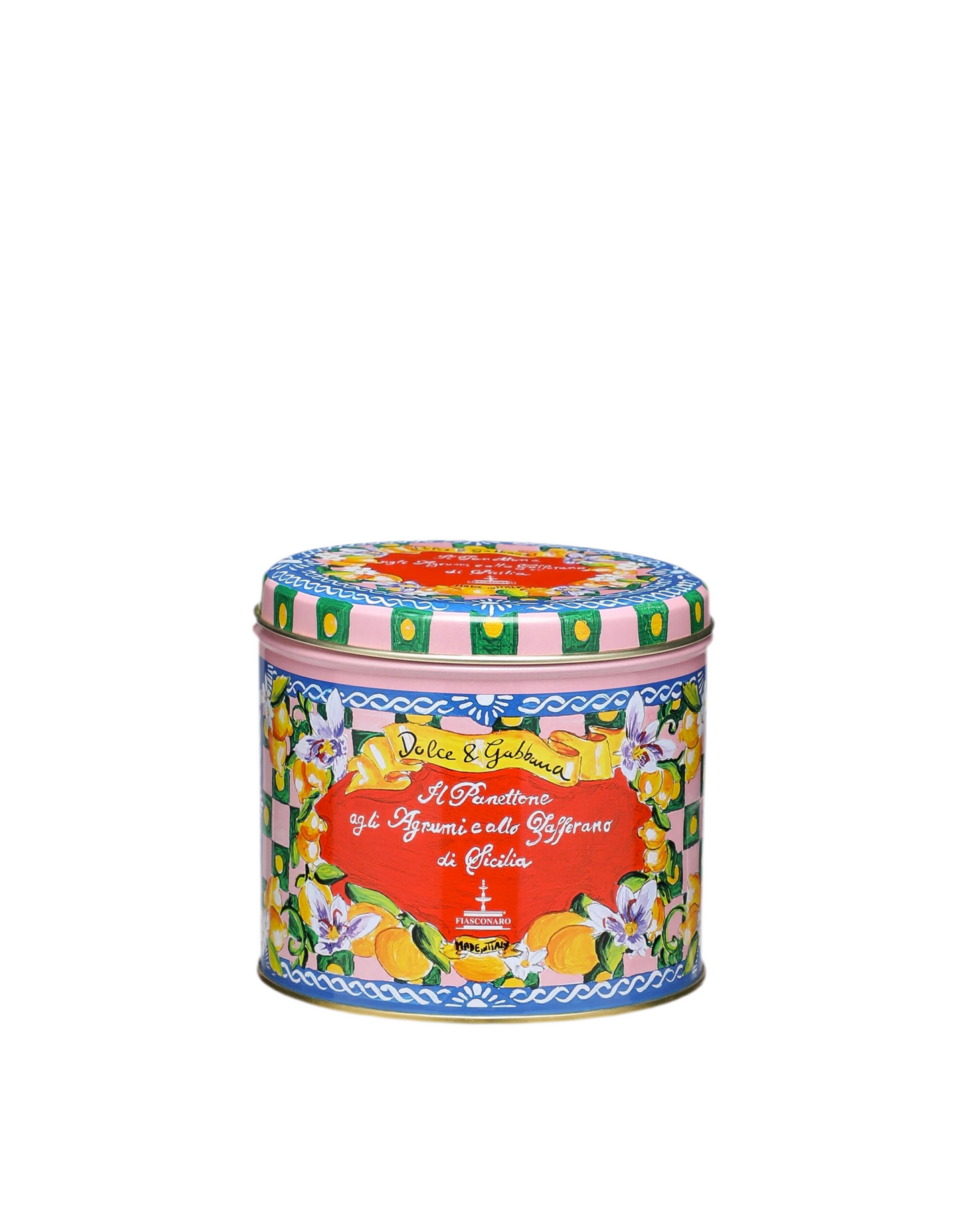 Panettone DOLCE&GABBANA Fiasconaro CÍTRICOS Y AZAFRÁN DE SICILIA 100 gr