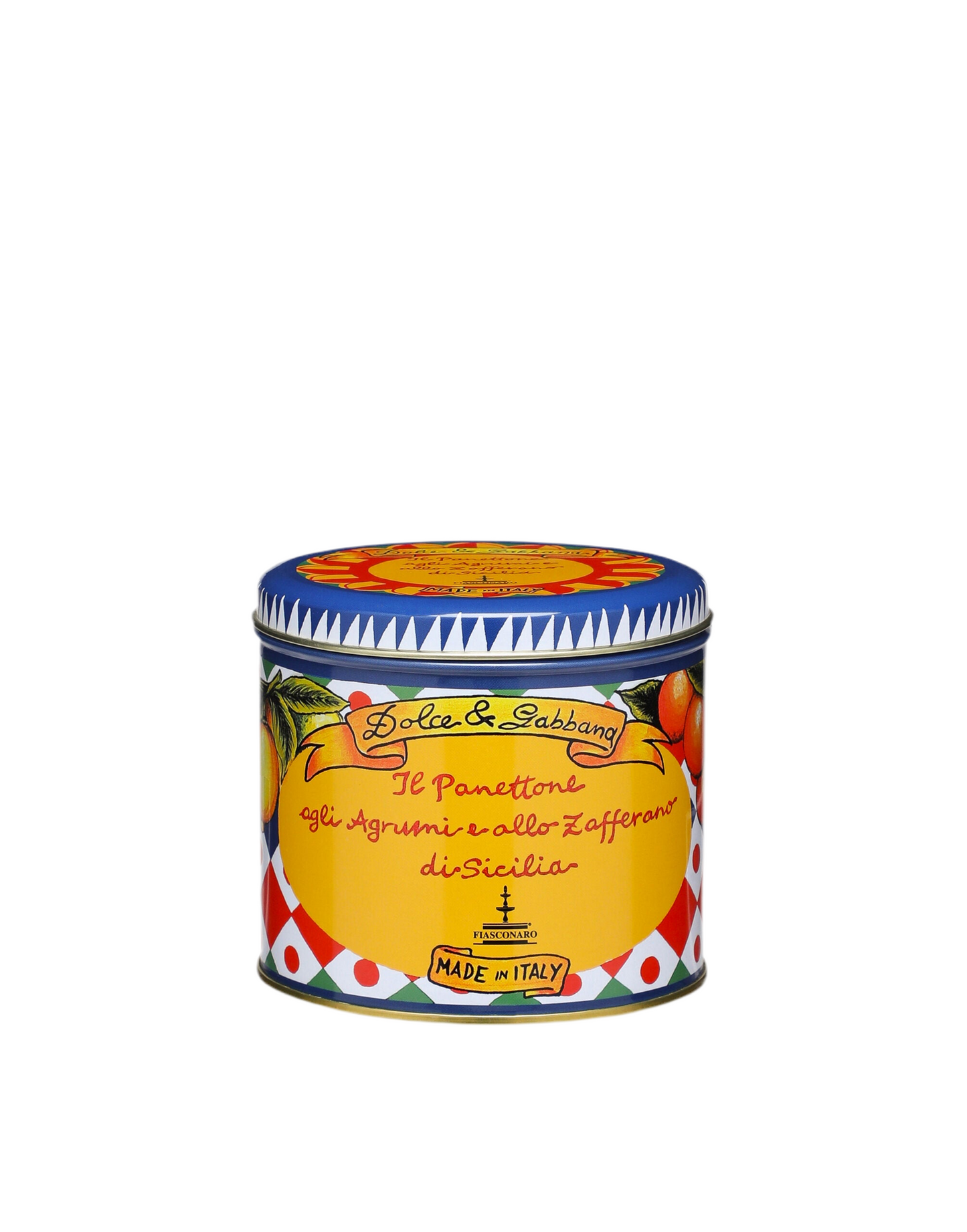 Panettone DOLCE&GABBANA Fiasconaro CÍTRICOS Y AZAFRÁN DE SICILIA 100 gr