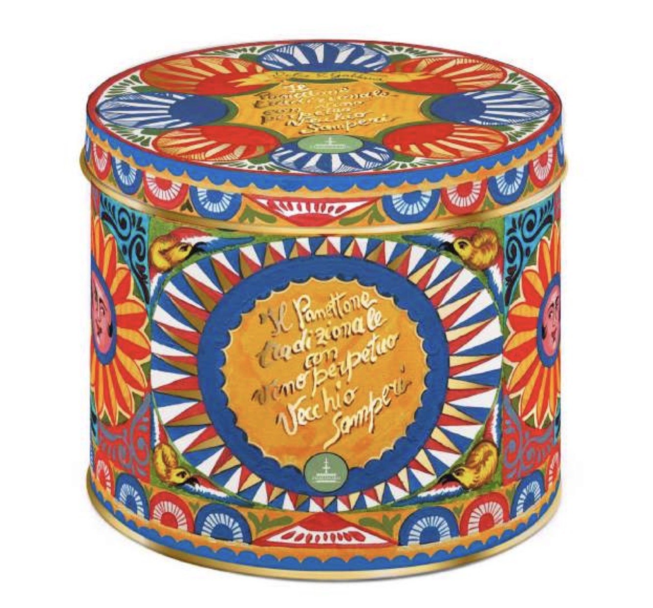 Panettone Artesanal DOLCE&GABBANA Fiasconaro TRADIZIONALE AL VINO PERPETUO VECCHIO SAMPERI 1 Kg