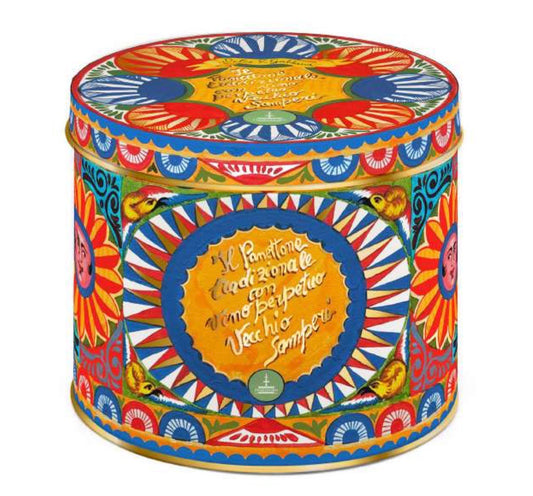 Panettone Artesanal DOLCE&GABBANA Fiasconaro TRADIZIONALE AL VINO PERPETUO VECCHIO SAMPERI 1 Kg