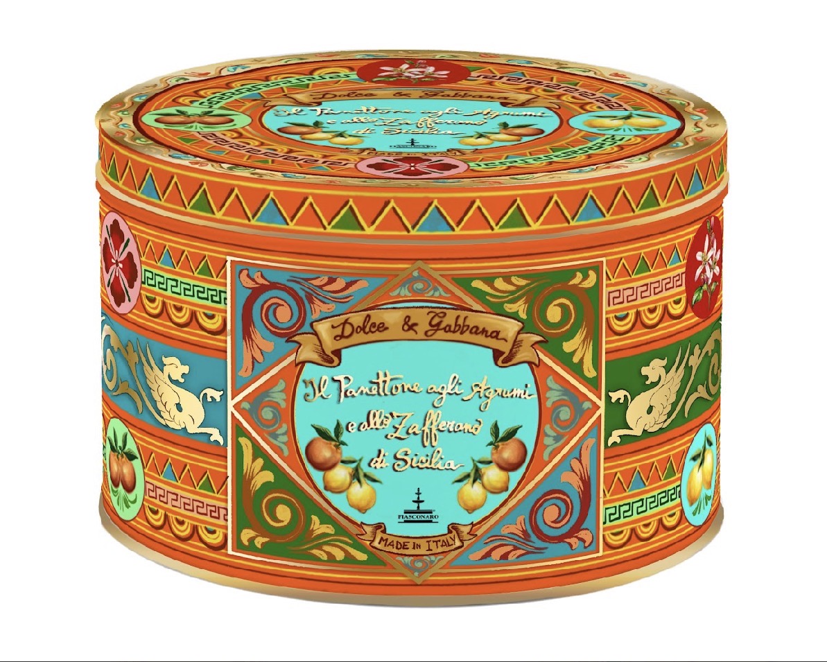 Panettone DOLCE&GABBANA con CÍTRICOS Y AZAFRÁN SICILIANOS Fiasconaro