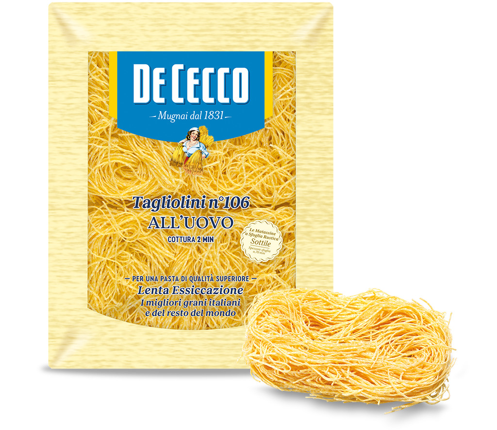 Tagliolini n° 106 all'uovo 250g DeCecco