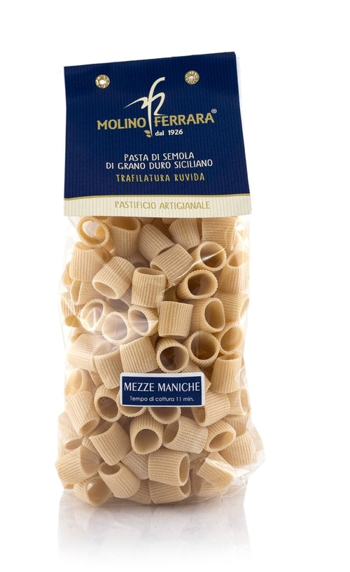 Pasta Artesanal Molino Ferrara Mezze Maniche 500 g