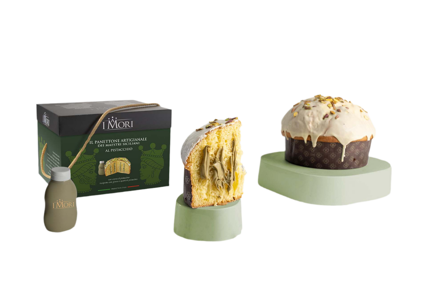 Panettone Artesanal de Pistacho 900 gr I Mori