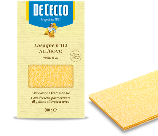 Lasagne n° 112 all'uovo 500g DeCecco