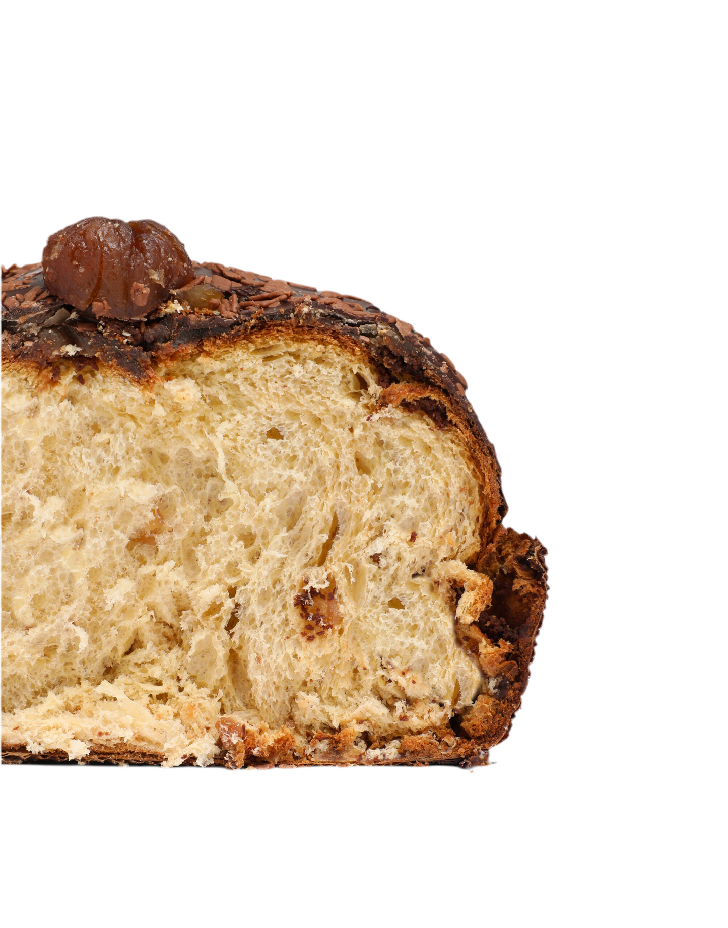 Panettone DOLCE&GABBANA Fiasconaro CON CASTAÑAS GLASEADAS Y GIANDUIA 1 kg